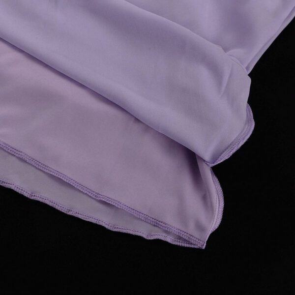 Back Zipper Peter Pan Collar 2025 Casual Puff Sleeve Long Dress Women's Summer Purple Elegant Dress (Copy) - Image 3